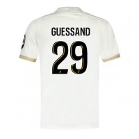 Echipament fotbal OGC Nice Evann Guessand #29 Tricou Deplasare 2024-25 maneca scurta